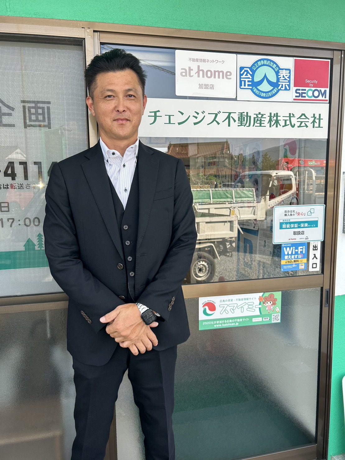 代表取締役社長　藤川弘です。